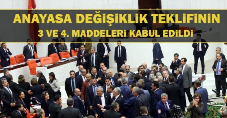 Teklifin 3. maddesi de kabul edildi