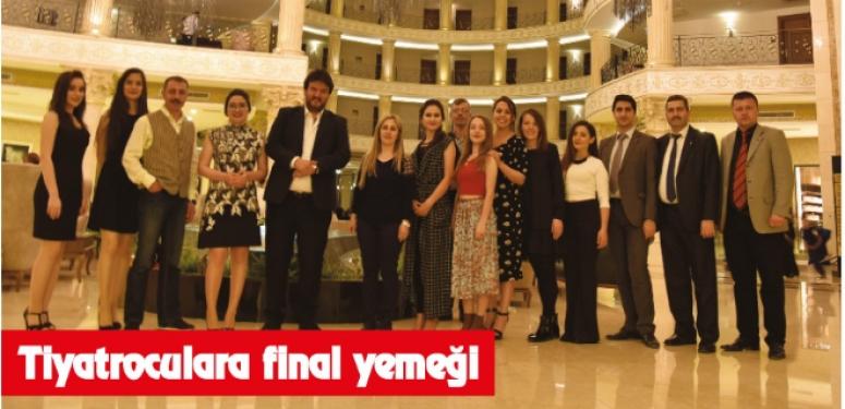 Afyon Belediye Şehir Tiyatrosuna final yemeği