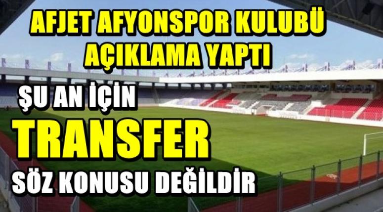 AFJET AFYONSPOR KULUBÜ AÇIKLAMA YAPTI !!!