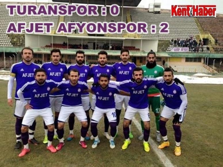 Afjet Afyonspor Namağlup devam ediyor
