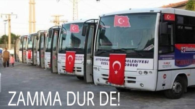 Afyon’daki ulaşım zammını imzala - yok et!