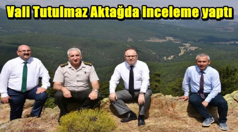 Vali Tutulmaz, Aktağda inceleme yaptı