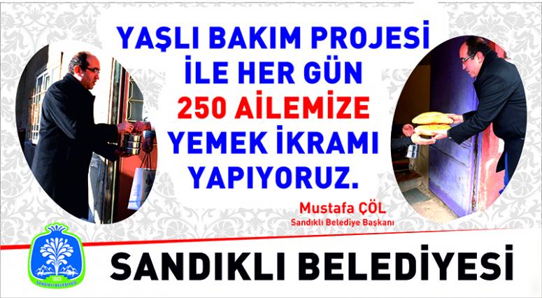 Sandıklı Belediyesi sıcak yemek ihtiyacına cevap veriyor
